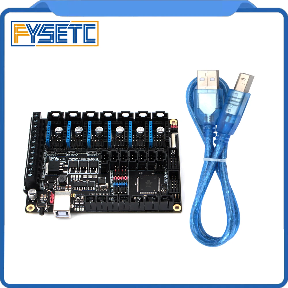 Плата все в одном FYSETC F6 V1.3 для электроники устройства 3D принтера с ЧПУ до 6