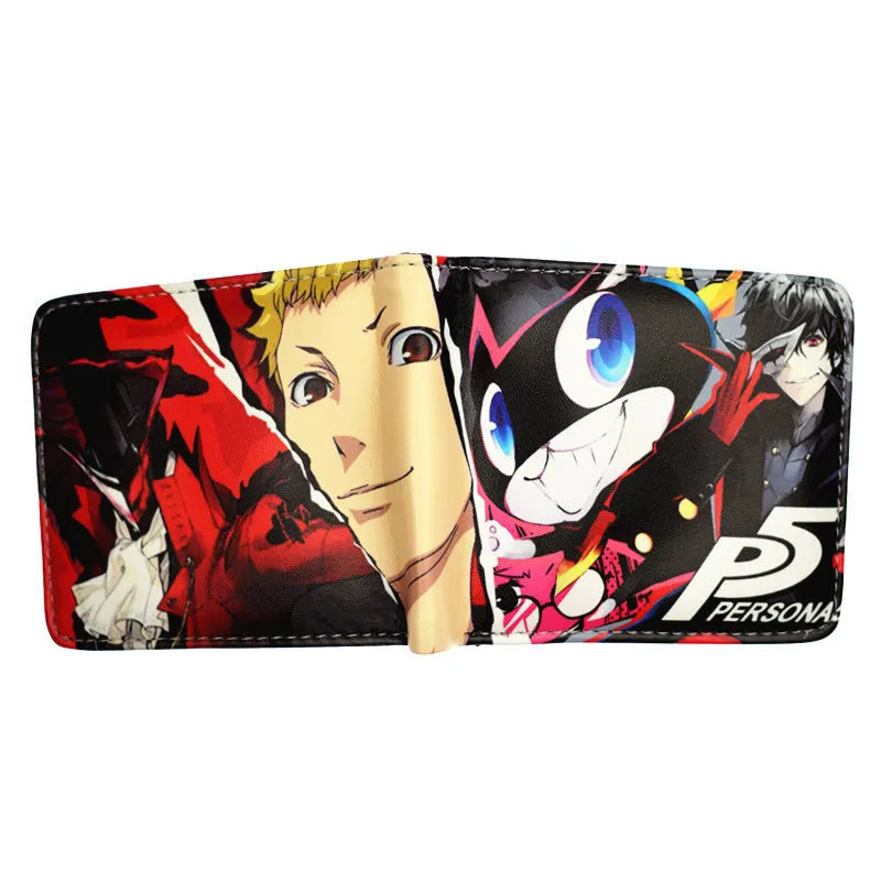 PS игровой кошелек Persona5 кошельки Мужской кошелек с карманом для монет - Цвет: YM982810