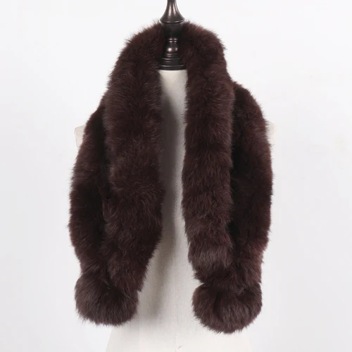 Sjaals Winter sjaal for vrouwen, imitatie konijnenbont warme sjaals, dubbelzijdige verdikking wikkel sjaals, effen kleur hals sjaal Blijf warm (Color : White