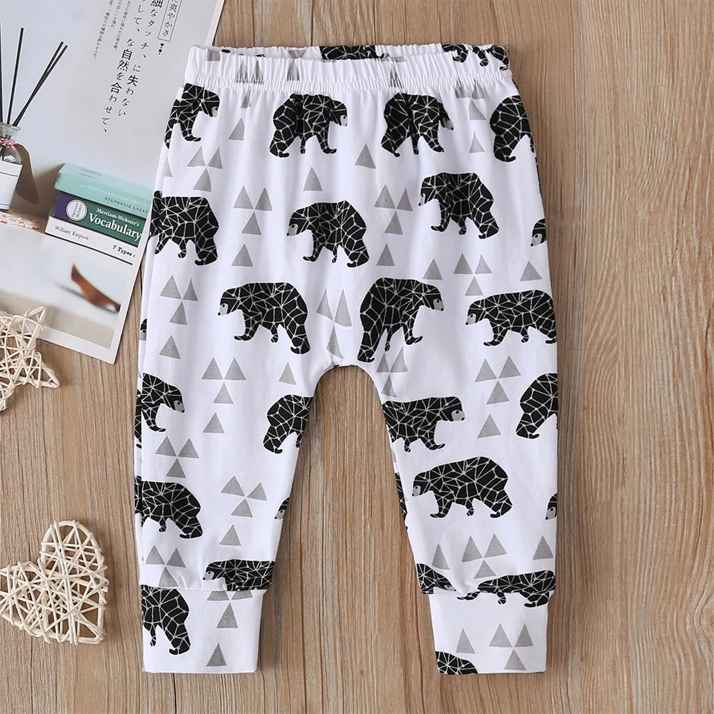 Cartoon Print Baby Boys Clothes Set Letter Short Sleeve Tops+trousers Cotton Baby Outfits 2020 Summer Kids Clothing For Boy D35