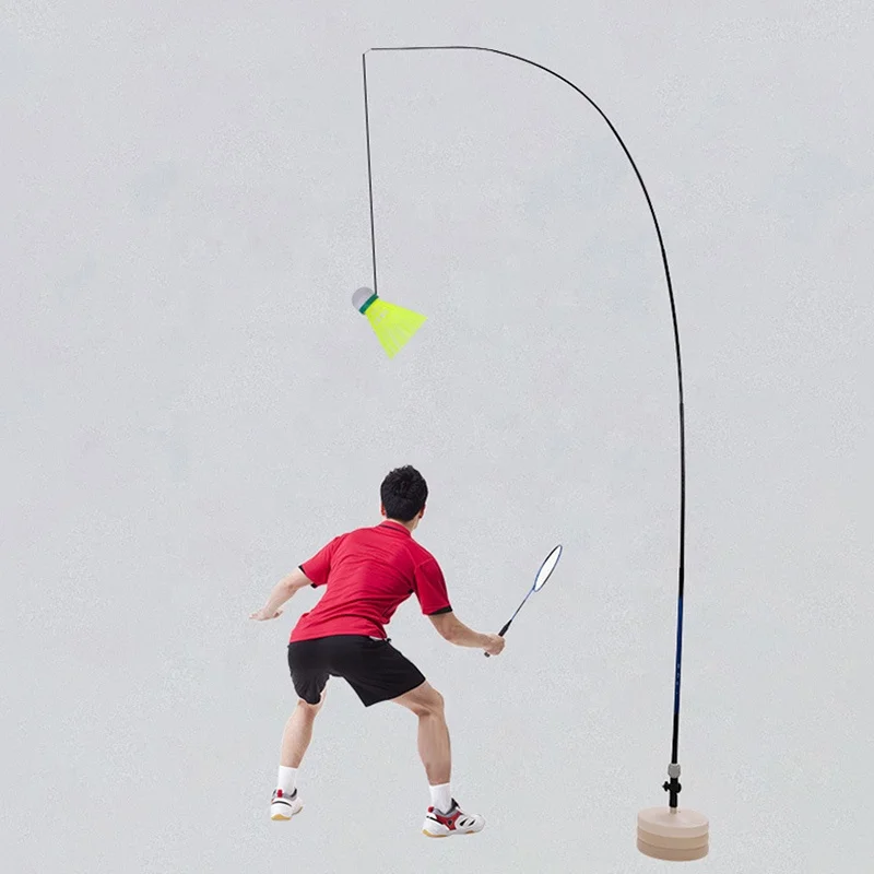 Badminton Single Player Rebound Practice Swing for Children Adult HYTE Elastic Badminton Trainer Set Badminton Training Device Portable Solo Equipment Practice Training Aid 