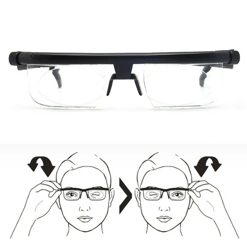 Регулируемый циферблат, очки с переменным фокусом, линзы без рецепта для компьютерного чтения, очки для дальности зрения, велосипедные очки