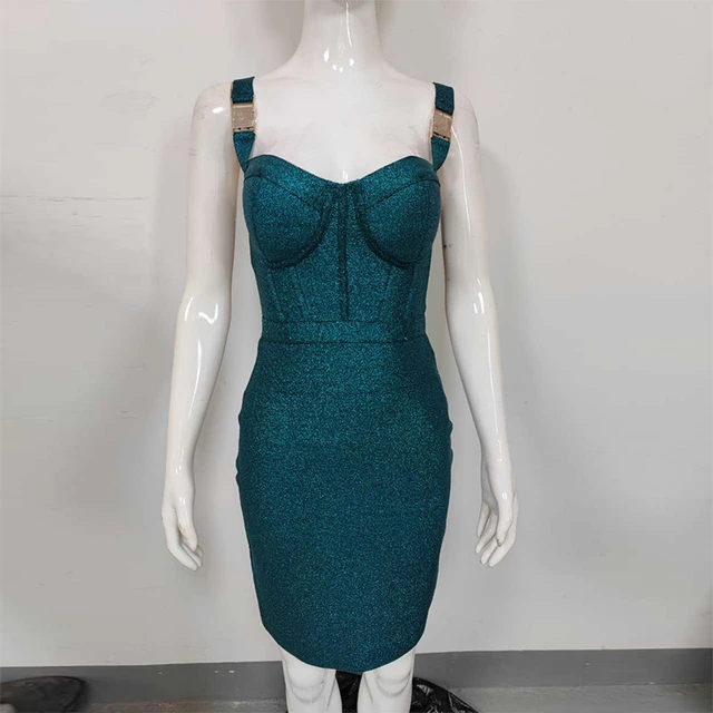 Green Sequin Bodycon Mini Dress | Womens | Medium | 100% Polyester | Lulus | Cocktail Dresses | Holiday Dresses | Some Stretch