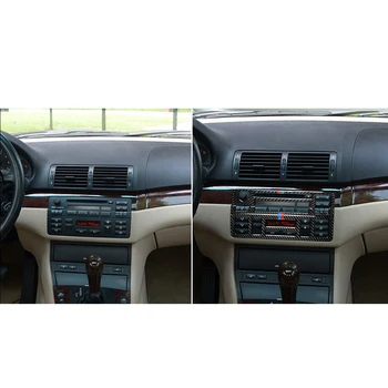 

For BMW 3 Series E46 4-door 1998-2005 Panel Decoration Sticker Black New Car