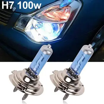 

2Pcs H1/H4/H7 55W/100W Xenon Gas Halogen Headlight White Fog Lamps 12V 5000K Bulbs Car Head Light Lamp car accessories