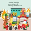 Children's Early Education Large Particle Building Blocks Car Sets Diy Colorful Auto Parts Series Variety Assembled Toys For Kid