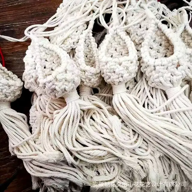 Északi Gobelin Kézi Szőtt Bohém Nettó Táska Lég Ananász Virág Kosár Ins Széltábla Dekorációk - Image 5