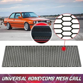 

120x40cm Universal Car Racing Grille Air Intake Honeycomb Meshed Grill Bumper Hood Air Vent Grill Plastic