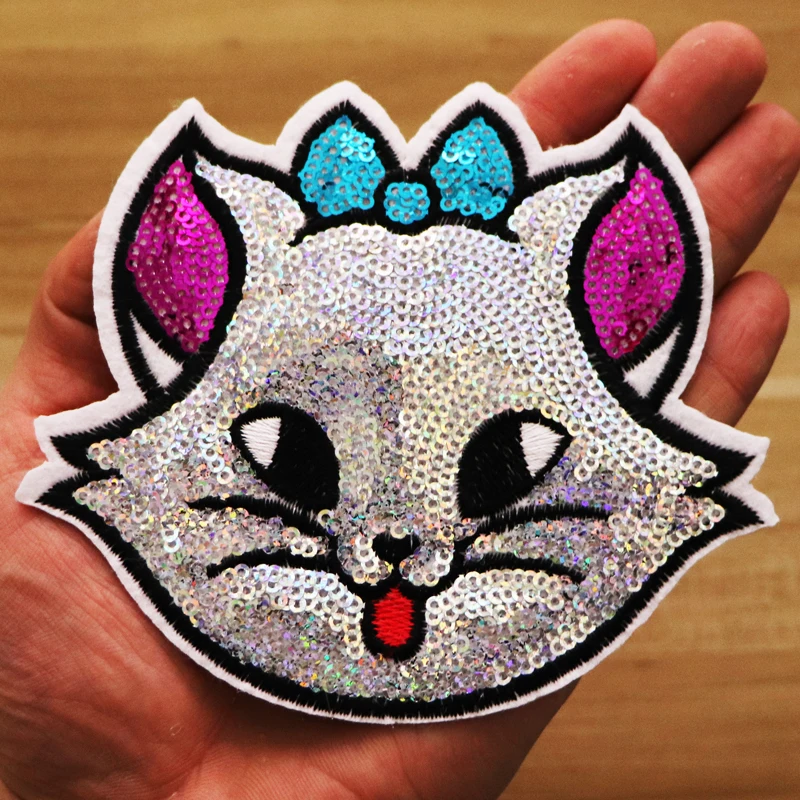 Einhorn Tier Diy Tuch Patch Pailletten Patches Für Kleidung Patches Für Kleidung Cartoon Patch DIY Applique Auf Kleidung Aufkleber – Detail 12