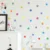 48pc Dot Wall Sticker For Kids Rooms Decoration Children Baby Nursery Wall Decals Красочные Точечные художественные Наклейки Home Decor Обои