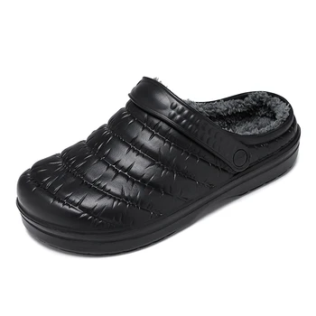 

Winter Short Plush Warm Soft Cotton Home Women CROKKSS Slippers Mens Slippers Loves Floor Indoor Shoes