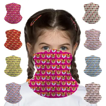 Dier Avatar Print Kids Naadloze Bandana Hoofdband Gezichtsmasker Tube Sjaal Bivakmuts Hoofdband Multifunctionele Sjaal