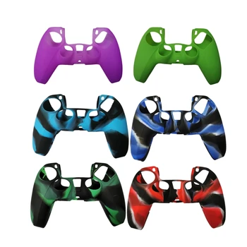 

Colorful Soft Silicone Protective Case Cover Skin For -SONY Playstation 5 PS5 Controller Gamepad Game Accessories