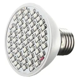 E27 60LED 4W красный синий растительный светильник для выращивания растений комнатный сад гидропонная лампа