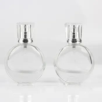 

VIBRANT GLAMOUR 25ml Spray Perfume Bottle Refillable Clear Glass Matte Travel Cosmetic Container
