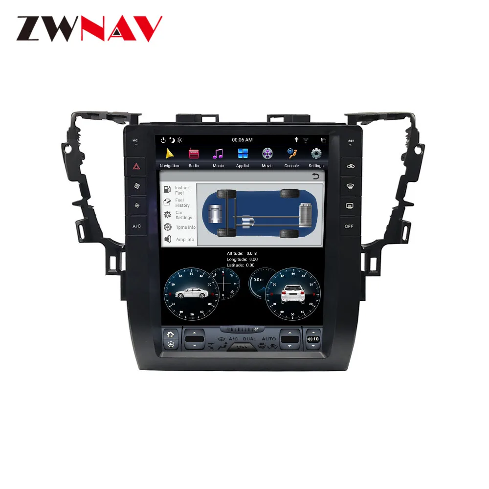 Cheap Android 9.0 Car GPS Navigation For Toyota Alphard 2015-19 head unit multimedia autoradio tape recorder no DVD player Tesla style 11