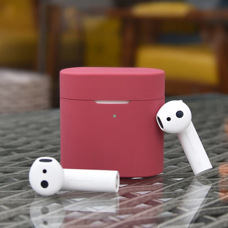 Силиконовый чехол для Xiaomi Airdots Pro 2, беспроводная bluetooth-гарнитура, защитный чехол с карабином, чехол для наушников Air 2