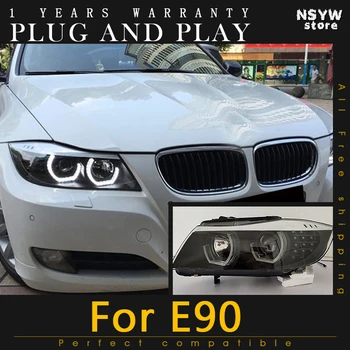 

Car Styling Head lamp For BMW E90 headlights 318i 320i 325i Headlight LED Angel eyes Front light for 318 320 325 Bi Xenon len