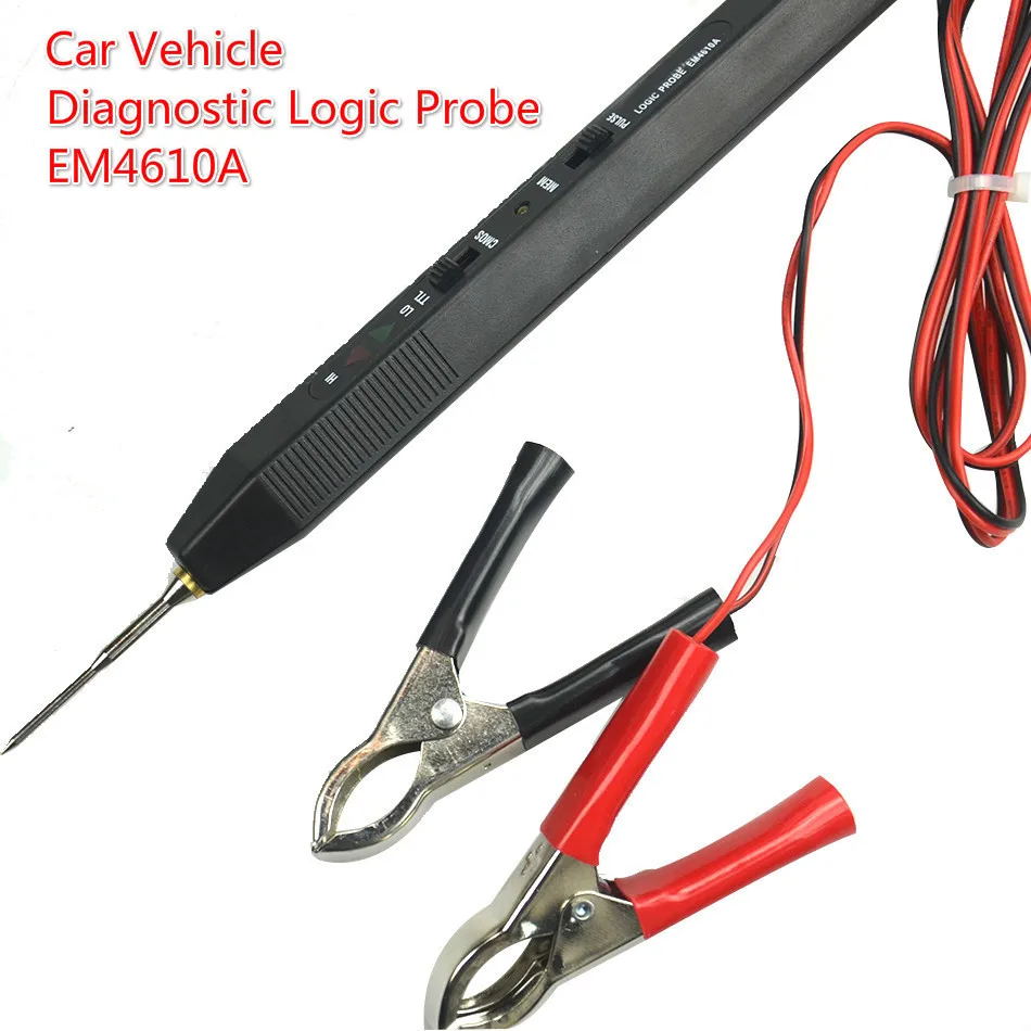 EM4610A Vehicle Diagnostic Logic Probe 5-10VDC Automotive Malfunction Electrical Detector Car Trouble Shooting Repair Tools 2