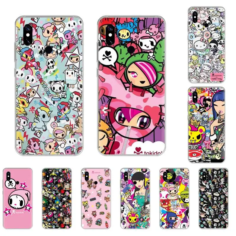 Japan Tokidoki Japanese cute cartoon Coque Phone Case For Xiaomi Mi 8 9 SE T A2 MAX3 Redmi 4X 5 PLUS 5A 6A 7 7A K20 K30 PRO | Мобильные