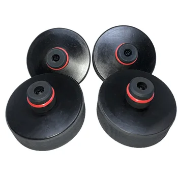 

4pcs Raising Vehicle Protect Support Car Jack Pad Rubber Pinch Weld Guard Lift Point Stand Adapter Tool For Tesla Model 3 X S