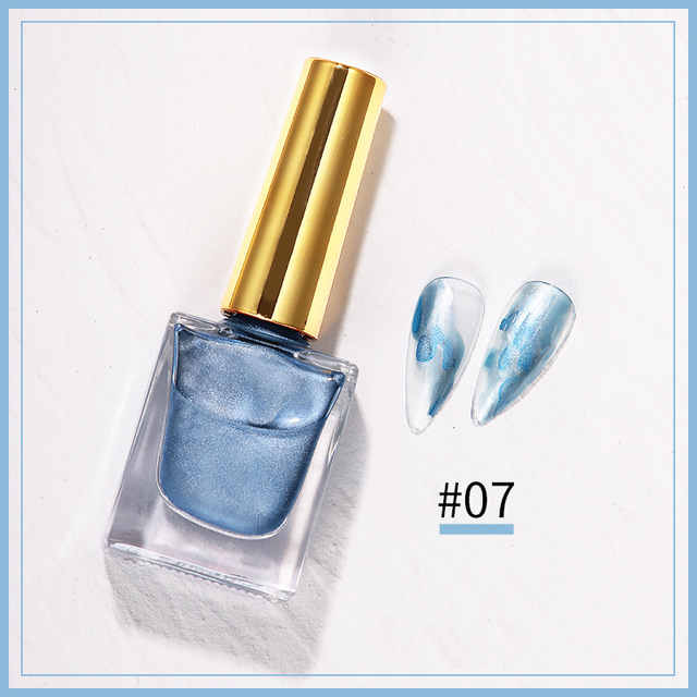 Watercolor Marble Nail Gel Polish Faster Dry Blooming  Manicure Freedom Colour Ink Painting Gel Design Varnish#9