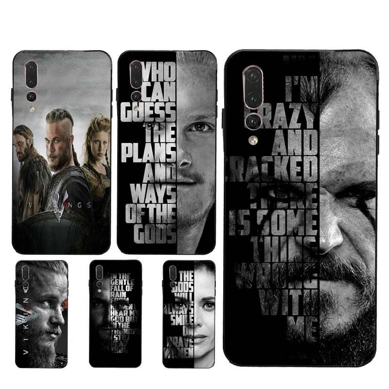 Coque En Tpu Pour Huawei Compatible Modeles P40 P10 P P30 Lite Mate 10 30 Pro P Smart 19 Z Vikings Ragnar Bjorn Floki Citations Aliexpress