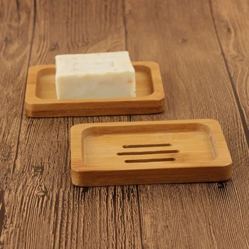 

Natural Wooden Soap Dish Bathroom Accessories Home Storage Organizer Bath Shower Plate Durable Portable Soap Storage Tray Holder