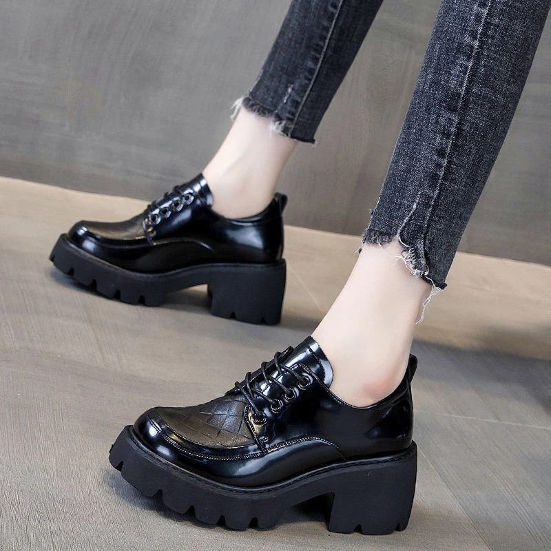 Zapatos De charol para Mujer, mocasines a la moda, color 2022|Zapatos planos de mujer| - AliExpress