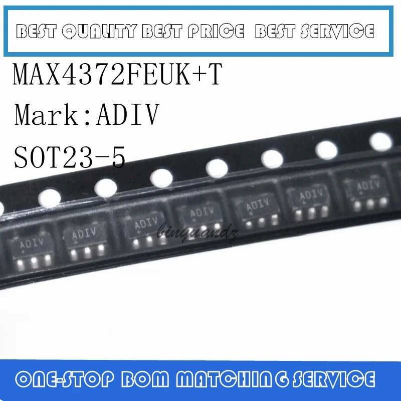 1PCS MAX4372FEUK+T MAX4372FEUK MAX4372 ADIU ADIV SOT23-5 IC chip original | Электроника