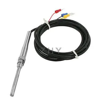 

PT100 5mm x 50mm 2M Temprature Controller Thermocouple Sensor Probe