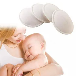 4 coussinets d'allaitement lavables et réutilisables, coussinet d'allaitement absorbant 