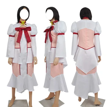 

Anime Code Geass Nunnally Vi Britannia Cosplay Costume Sexy Pink And White Formal Dress Role Play Prop Clothing Custom-Make Any