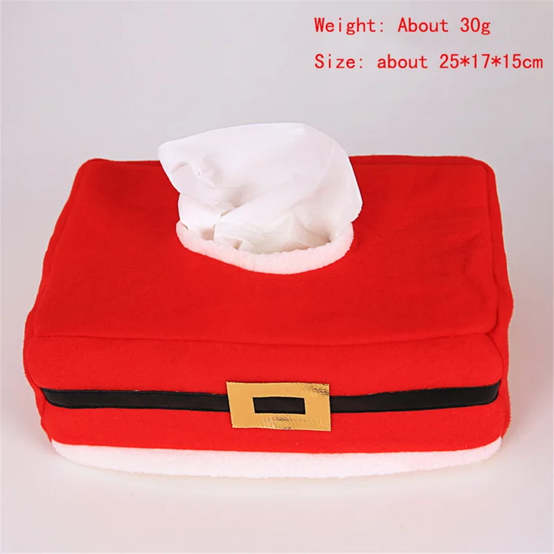 Рождественская бумага коробка держатель для бумажных полотенец украшения для обеденного стола для дома Санта Клаус Снеговик вечерние Новогодние подарки