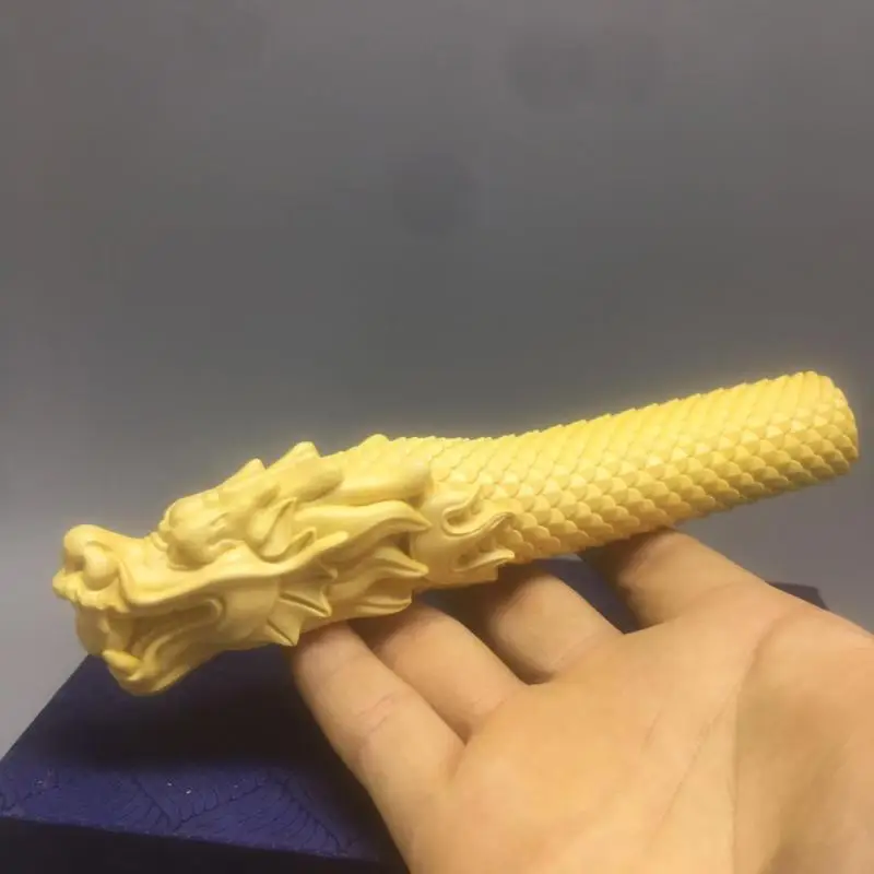 

17*3,5*2,6 см бокс благоприятная резьба фэншуй Голова Дракона/Тигра реалистичный Декор для дома/офиса/ручные элементы