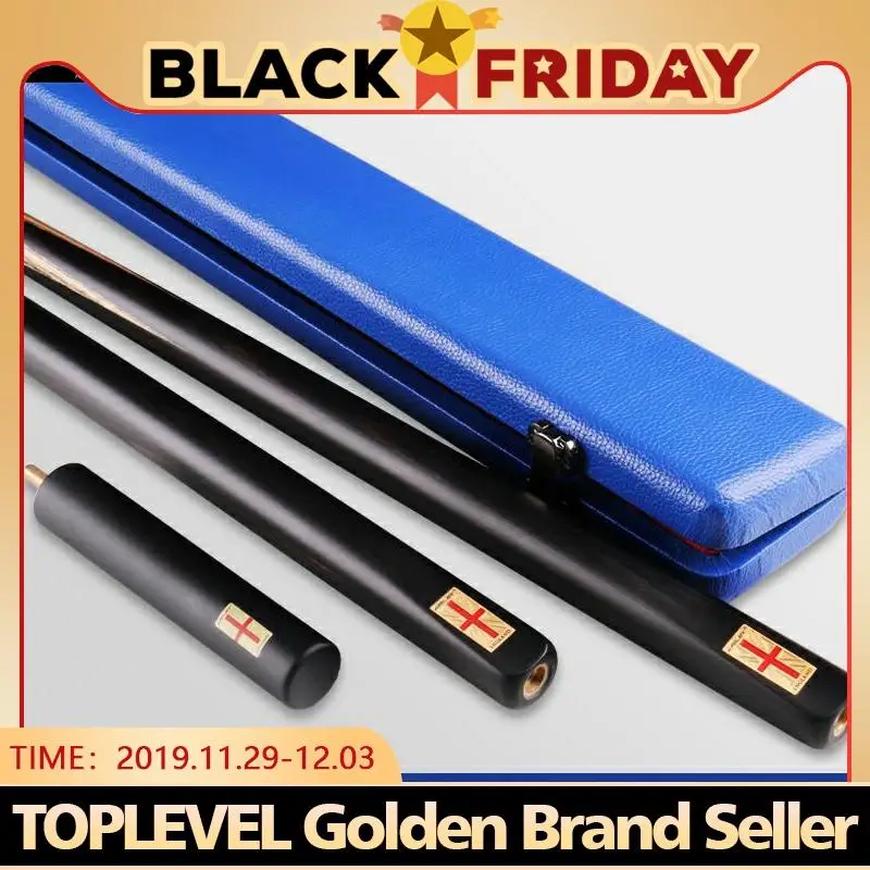 

Riley RES-701 Snooker Cue Billiard Stick Kit with Case with 6 Inch Extension High-end 9.5mm DEER MASTER Tip Snooker Cue Black 8