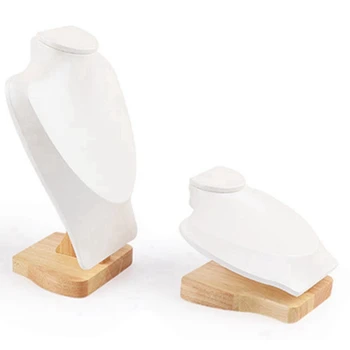 

2x Wooden Necklace Display Stand Creative Multipurpose Bus Stand Jewelry Display Stand Window Jewelry Display M & S