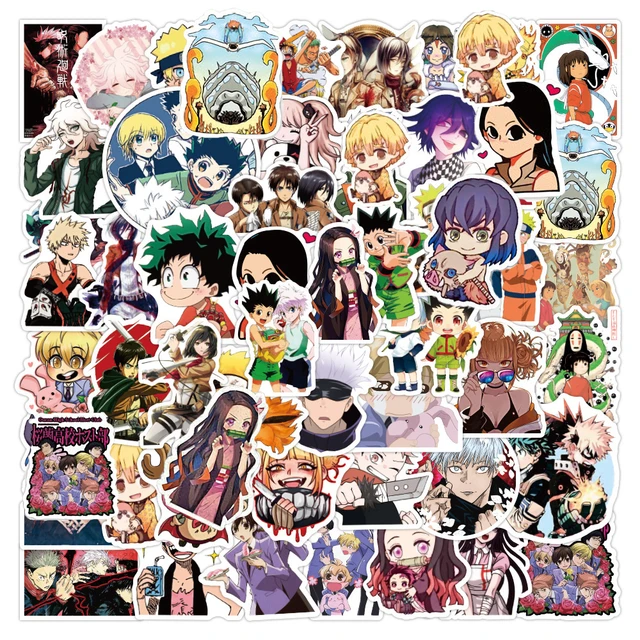 50pcs Mix Anime Sticker Demon Slayer Haikyuu Stickers Poster Graffiti Decals  Laptop Phone Luggage Car Decor For Kids - Poster Stickers - AliExpress