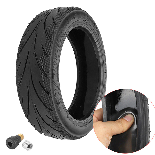 Tubeless Scooter Tire for Ninebot MAX G30 KickScooter Electric Scooter 10 Inch 60/70-6.5 Front and Rear Tyre Wheel Parts
