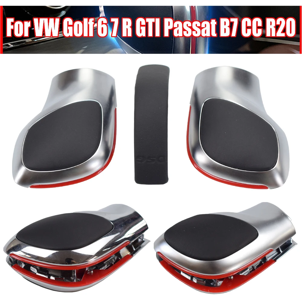 Для VW Golf 6 7 R GTI Passat B7 B8 CC R20 Jetta MK6 GLI хромированный/матовый серебристый логотип