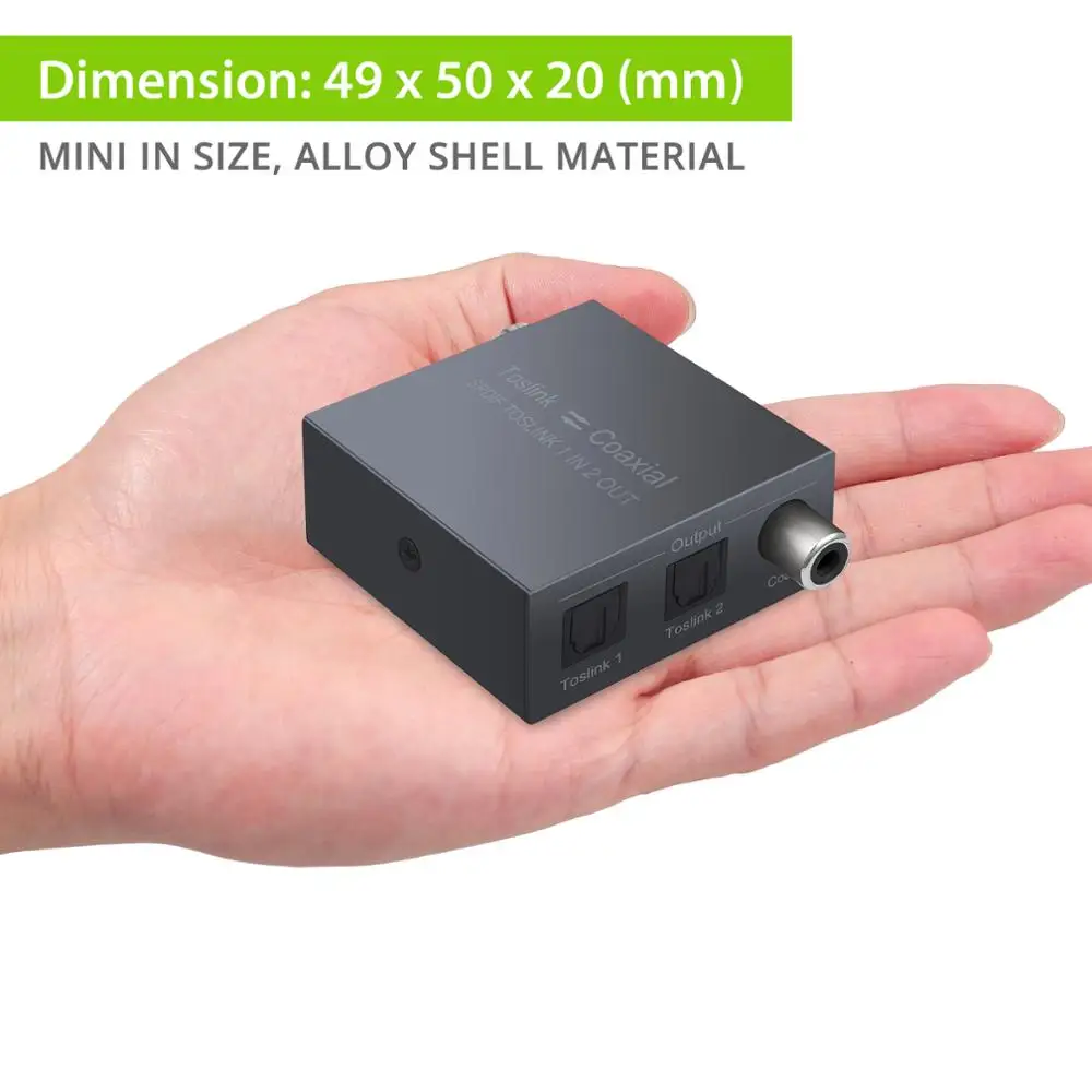 Neoteck-    й, 1x2 - SPDIF Toslink  SPDIF Toslink- ġ