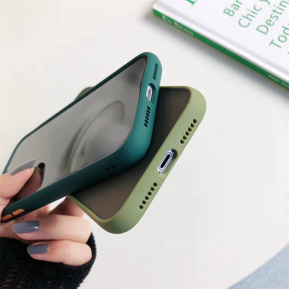 Candy Colors Case for iPhone 11 12 mini Silicone Skin Matte Back Cover for iPhone 6 6s 7 8 Plus X XR Xs 11 Pro Max SE 2020 Coque