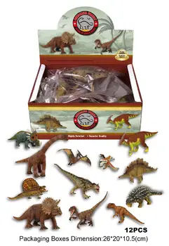 

LeadingStar Assorted Dinosaur Toy Figures Highly Detailed Dinosaur Toys - 12 Pieces