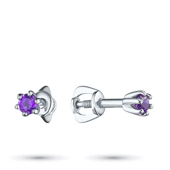 

Silver pendants with amethyst э0607пс01160200