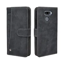 Роскошный чехол-портмоне для телефона LG K30 K40 K50 Q60 Stylo 5 W10 W30 чехол Винтаж Флип кожаный TPU силиконовый чехол Бизнес слот для карт