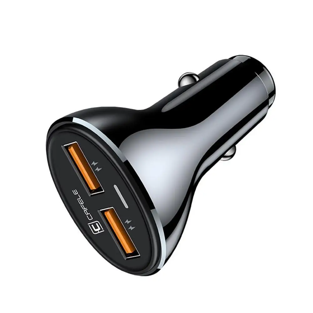 

Intelligent Dual USB Car Charging Fast Max Smart Fast Charging Universal Car Travel Charger For iPhone Samsung Huawei Xiaomi