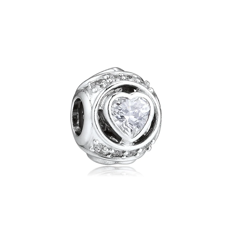 

Beads For Jewelry Making Elevated Heart Charm Fashion Beads For Original Bracelets Sterling Silver Jewelry Woman DIY