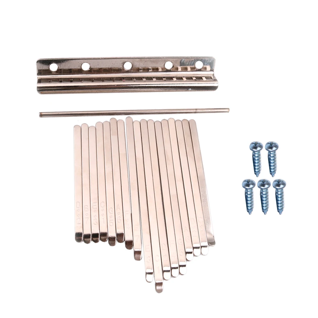 

Thumb Piano DIY Keys, 17 Key Kalimba Mbira Replacement Parts