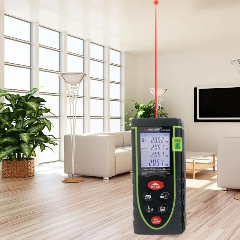 Hand-held Distance Infrared Laser Rangefinder 40M 60M 80M 100M Electronic Range Finder Laser Build Measure Device Measuring Tape Hand-held Distance Infrared Laser Rangefinder 40M 60M 80M 100M Electronic Range Finder Laser Build Measure Device Measuring Tape