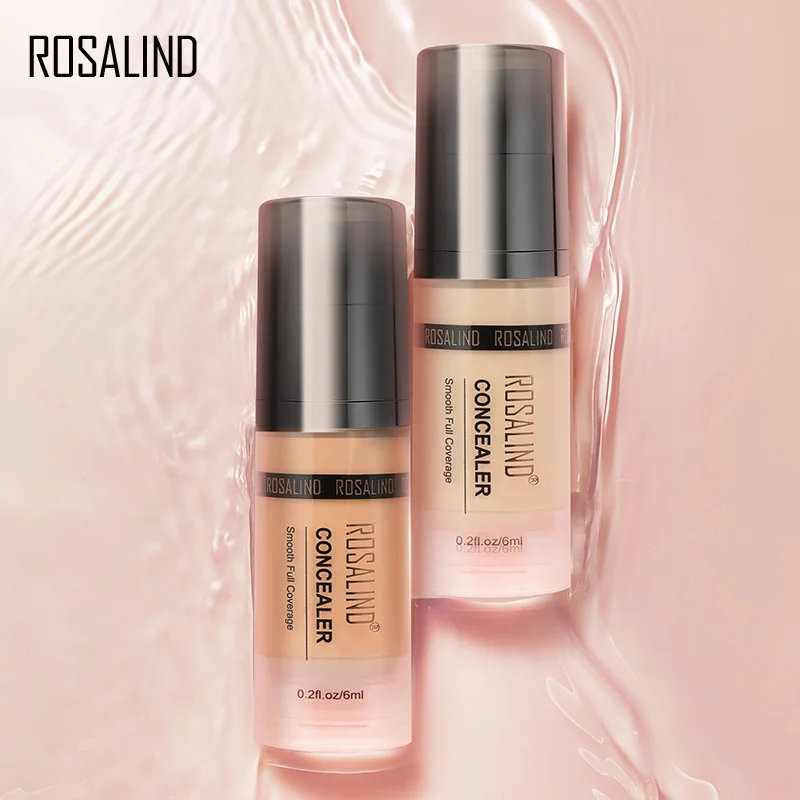 ROSALIND Concealer Corrector 6ml 6 Colors Full Coverage Long Wearing Cosmetics For Face Contouring Makeup Facial Corrector